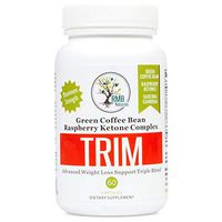 Garcinia Cambogia Trim Complex - Green Coffee Bean + Raspberry Ketones, Keto Diet - Weight Loss Blend RMB Naturals - 60 Caps