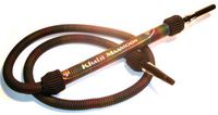 Khalil Mamoon Signature Rainbow BLACK Hookah Hose 70" Inches Long