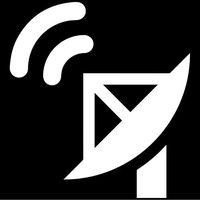 Sattelite Dish Decal Sticker (White, Mirrored), Decal Sticker Vinyl Car Home Truck Window Laptop