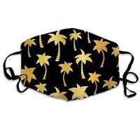 Golden Palm Fashion Mask Adjustable Elastic Belt Dust Mask, Pollen Proof, Half Face Mask/Cover For Both Men And Women