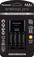 Panasonic K-KJ17K3A4BA Advanced Battery Charger Pack with 4 AAA Eneloop Pro High Capacity Ni-MH Rechargeable Batteries