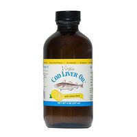Virgin Cod Liver Oil - Natural, Wild Caught & Fresh Tasting (Lemon Flavored)