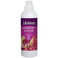 Biokleen Laundry Detergent Liquid - 64 HE Loads - Concentrated, Eco-Friendly, Non-Toxic, Plant-Based, No Artificial Fragrance or Preservatives, 32 Fl Oz, Citrus Essence