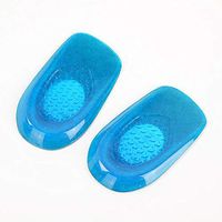 FANZHOU Silicone Gel Heel Insoles Cushion Heel Pads Pain Relief Heel Protector Non-Slip Elastic Foot Shoe