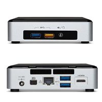 Intel Nuc Desktop/HTPC (5th Generation Intel Dual-Core i3, 8GB DDR3, 120GB SSD M.2 Sata, Wifi, Bluetooth, 4K Support, Windows 7 Professional 64Bit)