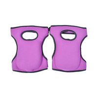 VORCOOL 2Pcs Ultra Light Adjustable Sponge Gardening Knee Pads Foam Knee Pads Garden Tool Kit (Purple)