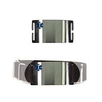 Replacement NATO Bracelet Engraving Plate - 50mm. Includes 15 Lines of Custom Engraving