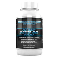 Hemp Seed Oil Capsules 1000mg 60 Capsules Immune Support for Adults