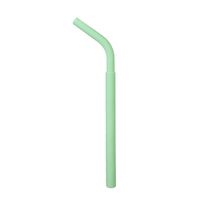 Sikye Silicone Straws,Washable Flexible Drinking Bent Straws Milkshakes Slushies Party Straws (F)