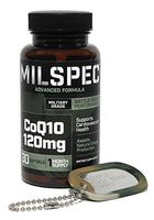 MilSpec Men's CoQ10 Supporting Cardiovascular Health & Energy Production, One Month Supply, 30 Softgels