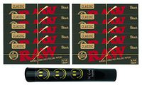 Herb Airtight Tube Pocket Protector with Raw Black Natural Rolling Papers 10 Count DC Crafts Nation- Happy Face