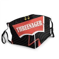 XCOFLAG Threenager Preschool Age Terrible Threes Dust Masks Comfort for Adult Face Mouth Warm Windproof Halloween Anti-dust Reusable Sports Women Men Traveling Safety Mask