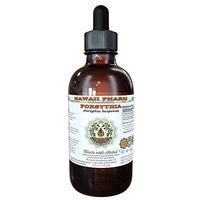 Forsythia Alcohol-Free Liquid Extract, Organic Forsythia (Forsythia Suspensa) Dried Fruit Glycerite Hawaii Pharm Natural Herbal Supplement 2 oz