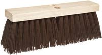 Weiler 42033 16" Block Size, Brown Polypropylene Fill, Street Broom