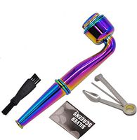 Detachable Portable Zinc Alloy Pipe, Collector With Creative Transformation Design Mini & Portable Screw Pipes Metal Pipe(Colorful)