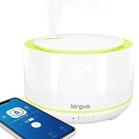 Smart Wifi Enabled Essential Oil Diffuser, 400ml Aromatherapy Diffuser with Colors LED Lights and Schedule/Timer Works with Alexa, Google Home & APP (2.4GHz WIFI Required)