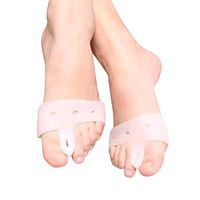 1 Pair Gel Silicone Hallux Valgu Bunion Splints / Unisex Front Palm Pad Wrapped Cushion Braces / ForePalm & Big Toe Protection Socks for Foot Support / Pain Relief