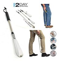 Extra Long Telescopic Shoe Horn Adjustable Length Stainless Steel Shoehorn