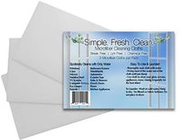 Streak Free Microfiber Cleaning Cloths White Multipack - Best Microfiber Cleaning Cloths for House | Specially Designed Microfiber Cleaning Cloths for Glass, Windows, Cars, Electronics (3)