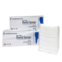 600 3x3 Non Woven Sponges, Non-Sterile Dental Gauze for First Aid and Medical Supplies, 3 Packs of 200