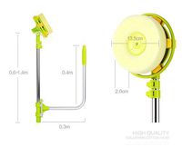 Marketworldcup - V-telescopic High-rise window cleaning glass cleaner brush for washing windows Dust brush clean the windows hobot OEM