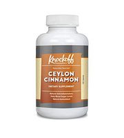 Ceylon Cinnamon Supplement (200 Capsules, 500 mg) by Knock Off Pharmacy, 200 Servings per Container, Promotes Healthy Blood Sugar Levels, Cholesterol Levels, Bones, Joints