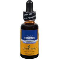 Herb Pharm Ginkgo Extract for Nervous System, 1 Fluid Ounce 4 Pack