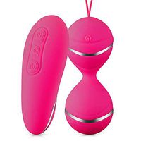 7 Speed Vibration Mode Remote Control Kegel Exercises Weights Balls Waterproof Pelvic Floor Exercises for Women Massage Bladder Control Training Toy
