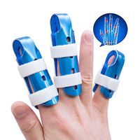 Sumifun Finger Splints, (3 Size) Trigger Finger Splint, Mallet Finger Knuckle Support, Finger Support Brace for Trigger Thumb Finger Immobilizer Joint Protection Finger Injury Protector