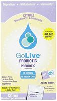 Golive Probiotic Products Probiotic And Prebiotic - Flavored Packets - Citrus Blueberry And Lemonade - 10/.47oz - 1 Each