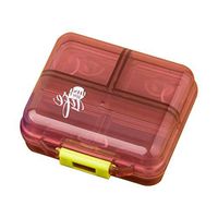 SUJING 7-Day Pill Organizer Medicine Organizer Vitamin Holder Pill Container Box Medication Dispenser Case Pill Case Medicine Case Pill Box (Red)