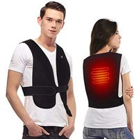 DOACT Heated Vest, USB Heat Cloth for Women and Men, Washable Electric Body Warmer in Cold Winter for Motorcycle, Outdoor Activities, Hunting, Camping, Hiking, Skiing