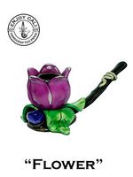 Handmade Tobacco Pipe Art Collectible Smoke Functional Flower