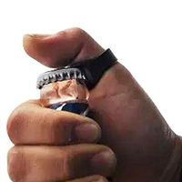 YUGDSIMB Creative Fashion Ring Open Bottle Opener , Black , 2.2Cm