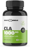 CLA Safflower Oil Pills (2 Month Supply): 240 High Potency Non-GMO Softgels - Helps Increase Metabolic Rate Which Burns More Calories Fast - 1000 mg CLA Supplements by Crazy Muscle