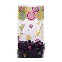 10ct. Funky Colorful"MOD DOTS" 4x2x9" Medium Cello Cellophane Treat Food Snack Bags ngKE -1516