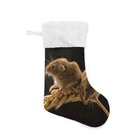 Personalized Christmas Stocking Mouse On The Wheat Valley Santa Xmas Tree Decor Socks Gift Kids Fireplace/Restaurant/Hotel/Club/bar