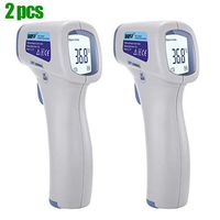 Non-Contact Forehead Thermometer Ear Digital Infrared Thermometer for Baby Kids and Adults-CE and ROSH Approved