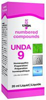 UNDA - UNDA 9 Numbered Compounds - Homeopathic Preparation - 0.7 fl. oz.