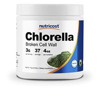 Nutricost Chlorella Powder 4oz - Pure Chlorella, 3000mg Per Serving, Non-GMO & Gluten Free
