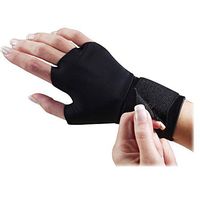 Dome 3733 Support Gloves w/Wrist Strap Adjustable Small Black