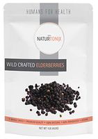 Dried Elderberries | 100% Natural European Whole Wild Crafted Elder Berry (Sambucus nigra) 1 Pound Resealable Pouch