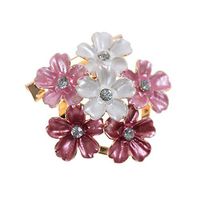 Womens Vintage Alloy Rhinestone Crystal Flower Wedding Bridal Bouquet Brooch Pin Popular Fashion Aesthetic Beauty Jewelry Girls Girl Jewerly | StyleID - #13