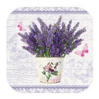 Cork Coasters Flowering Lavender Set of 4 Coasters