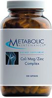 Metabolic Maintenance Cal Mag Zinc Complex - Higher Absorption for Bone + Heart Support (240 Capsules)