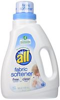 All Fabric Softener Liquid, Free Clear, 48 Ounce by All