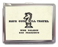 Have Gun Will Travel Cigarette Case Lighter or Wallet Business Card Holder