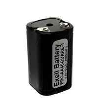 Exell Custom 4.8V 1000mAh NiCd 4xAA Square Battery Pack with Tabs