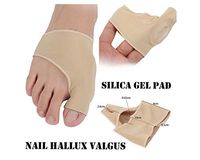 PBudiYr Thumb Valgus Toe Cushion Hallux Relief Corrector Pad Protector Sleeve Khaki