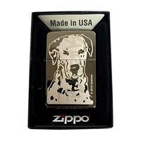 Zippo Custom Lighter - Black Ice Sublime Band Dog